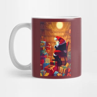 Santa waiting for Christmas Mug